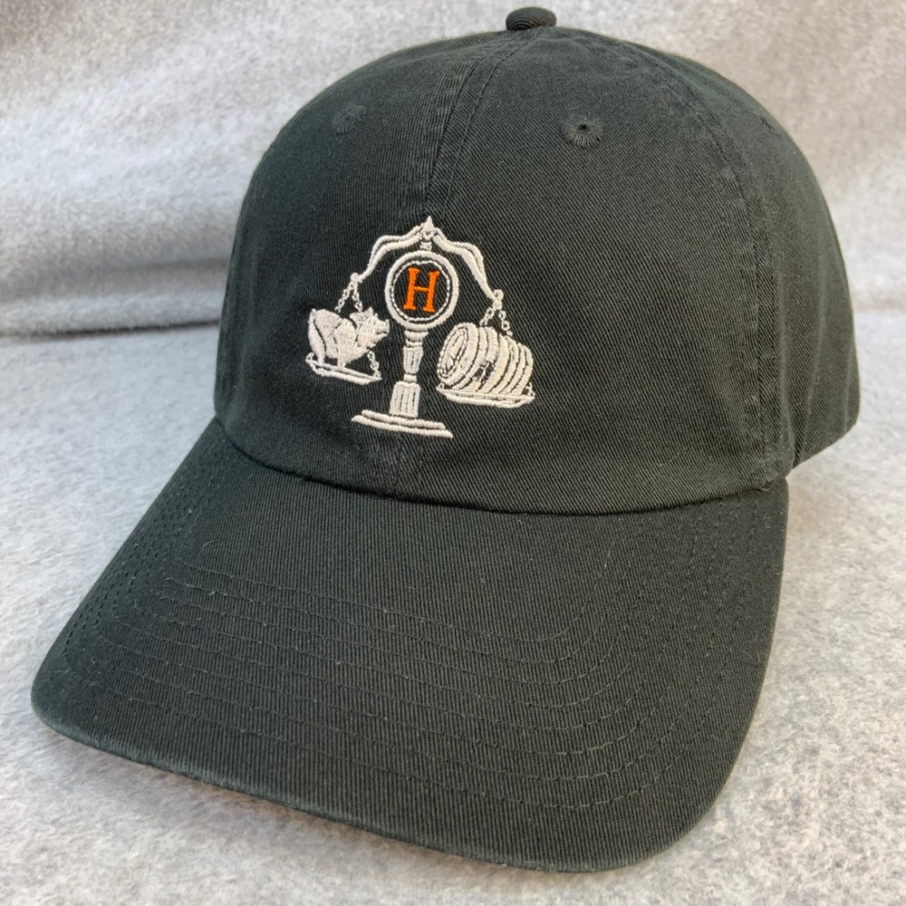 Hogsworth Scale Pig Barrel Mens Black Fahrenheit Headwear Strapback Hat OSFM